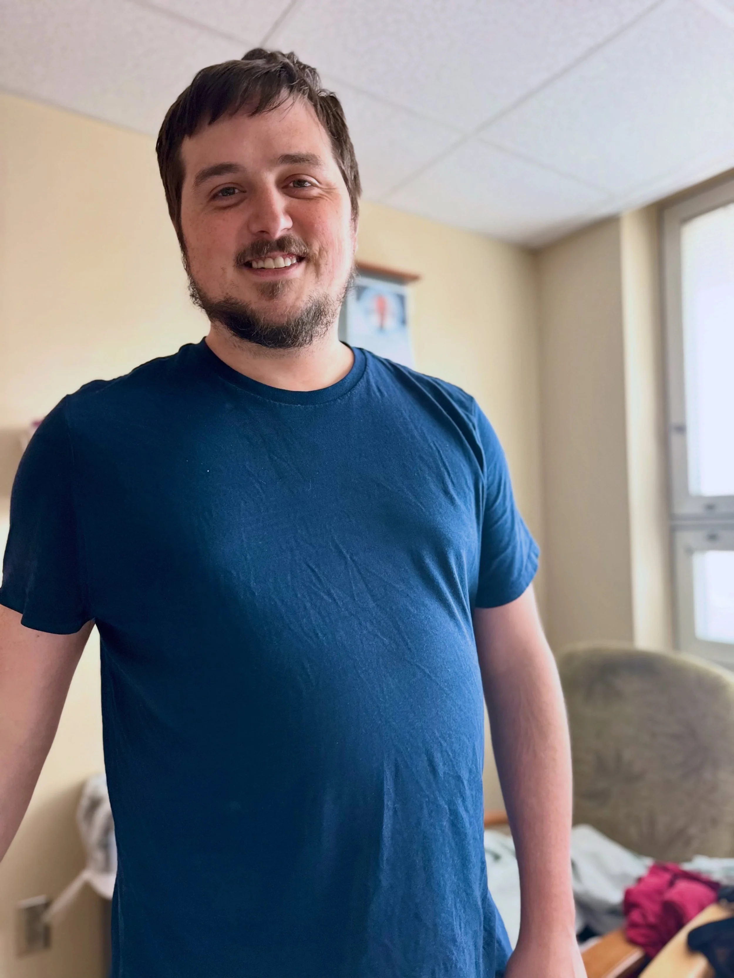 INTRODUCING: the dumb dumb I&rsquo;m obsessed with who decided to (literally) save my life this weekend when I had a stroke, and then spent like three nights sleeping in my tiny ass hospital bed with me. What an odd choice. 

I think I finally unders