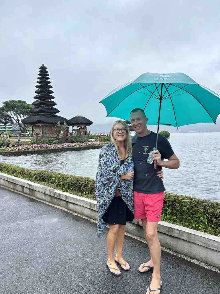 Tru Smith at Ulun Danu Beretan Temple