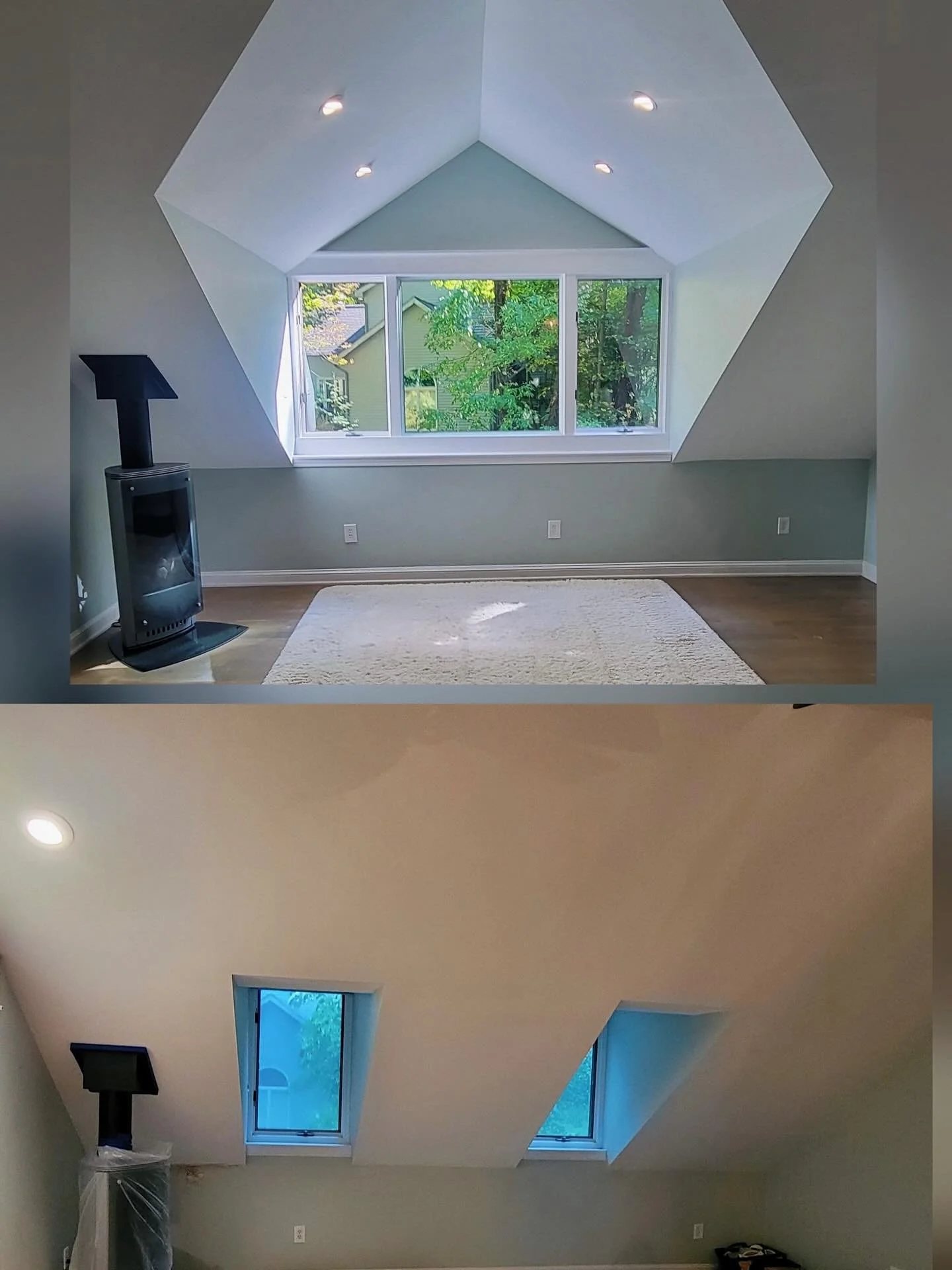 Our team is blessed to be bringing in 2026 with an amazing next few months of projects after wrapping up this dormer project in 2025! 
We were able to convert two small dormers into a vaulted dormer in this master bedroom to let in more light and cre