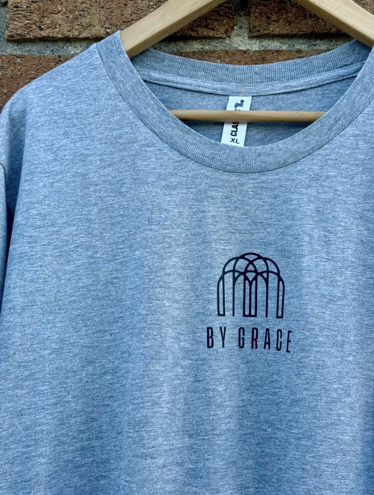 Grey Tee | Black Logo