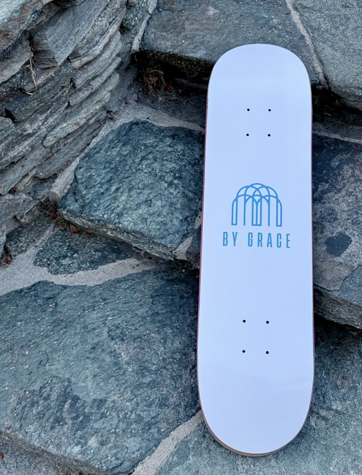 White Deck | Blue Logo