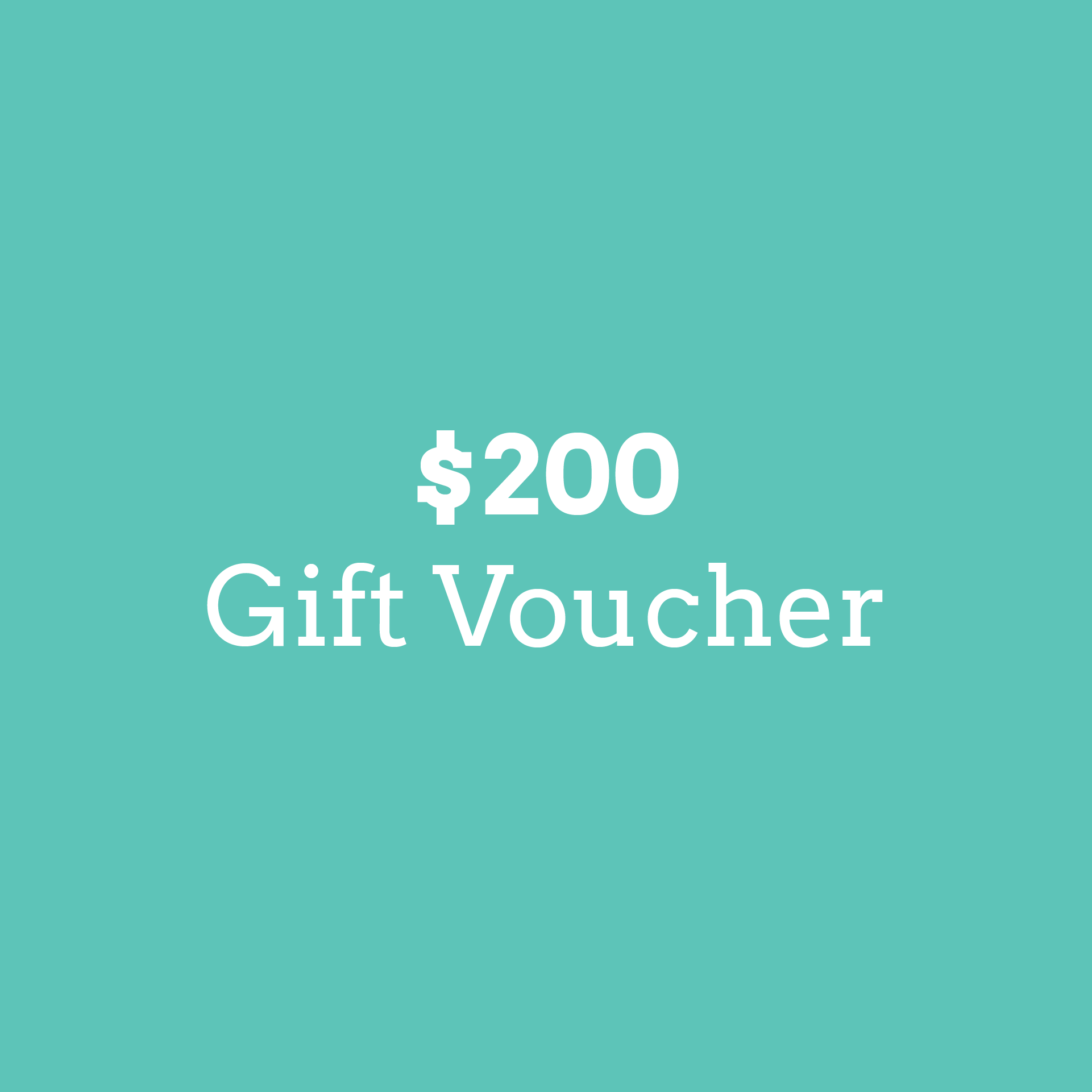 $200 Gift Voucher