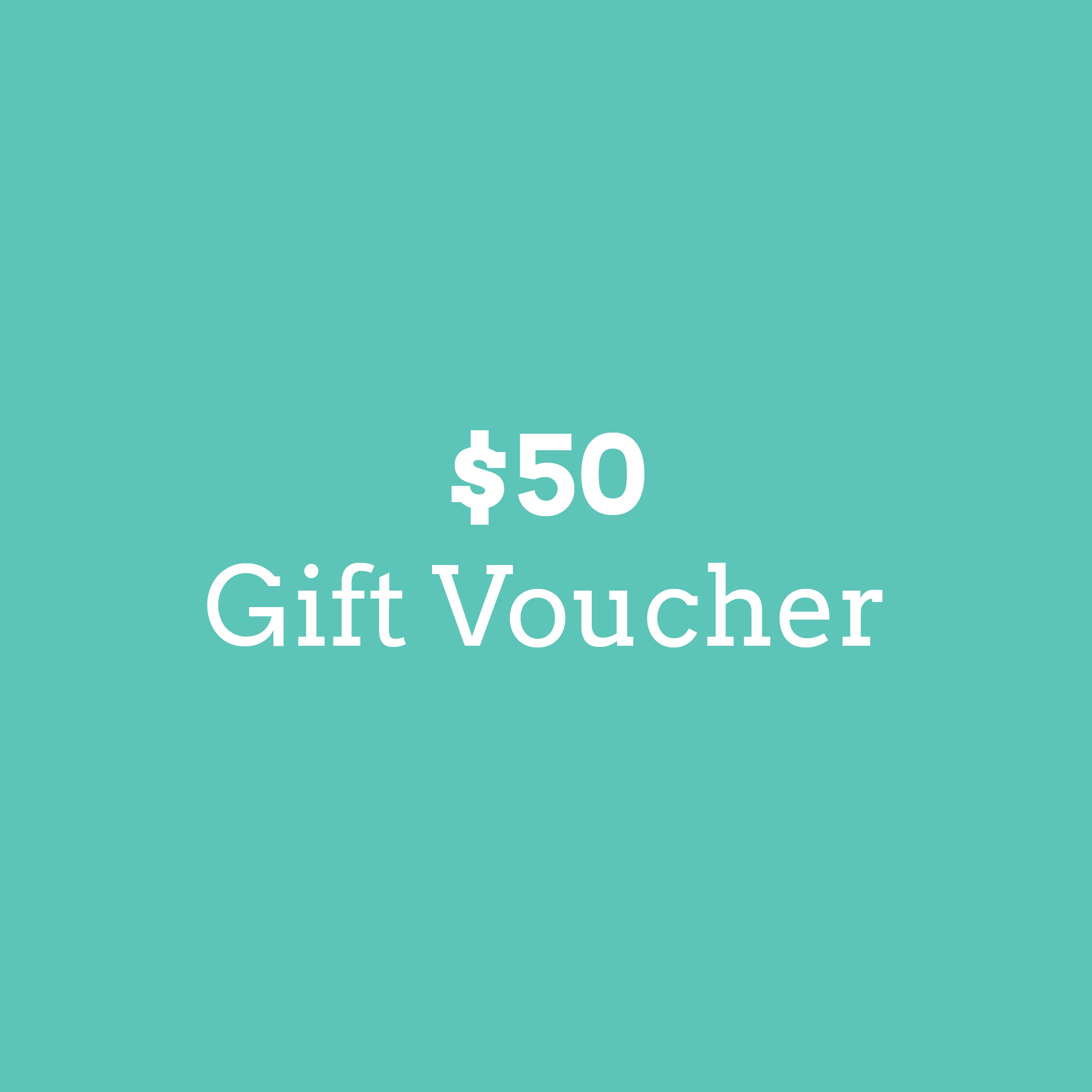 $50 Gift Voucher