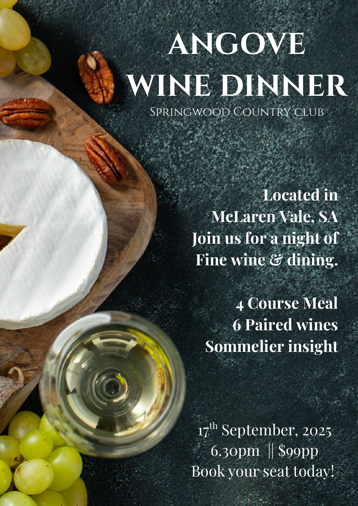 Angove Wine Dinner