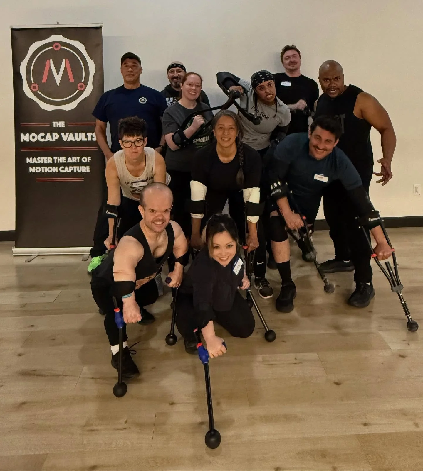 What a really fun and informative Arm Extension 1 class today with the LA Mocap Vaults! 
Adding a new element and tool to your mocap bag is always exciting and today we got to play with arm extensions and creature creation. 
Creating non-human charac