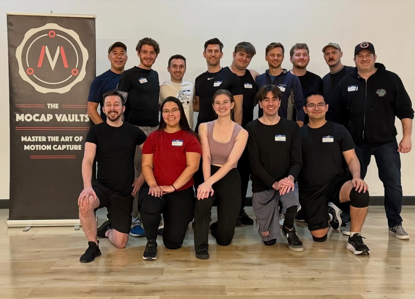 What a fun exciting Intro to Performance Capture Class today in Los Angeles for @themocapvaults

Our mantra. Full out, full on, first time! And this group didn&rsquo;t disappoint! 
What a great mix of performers,  game designers, technicians, VO acto