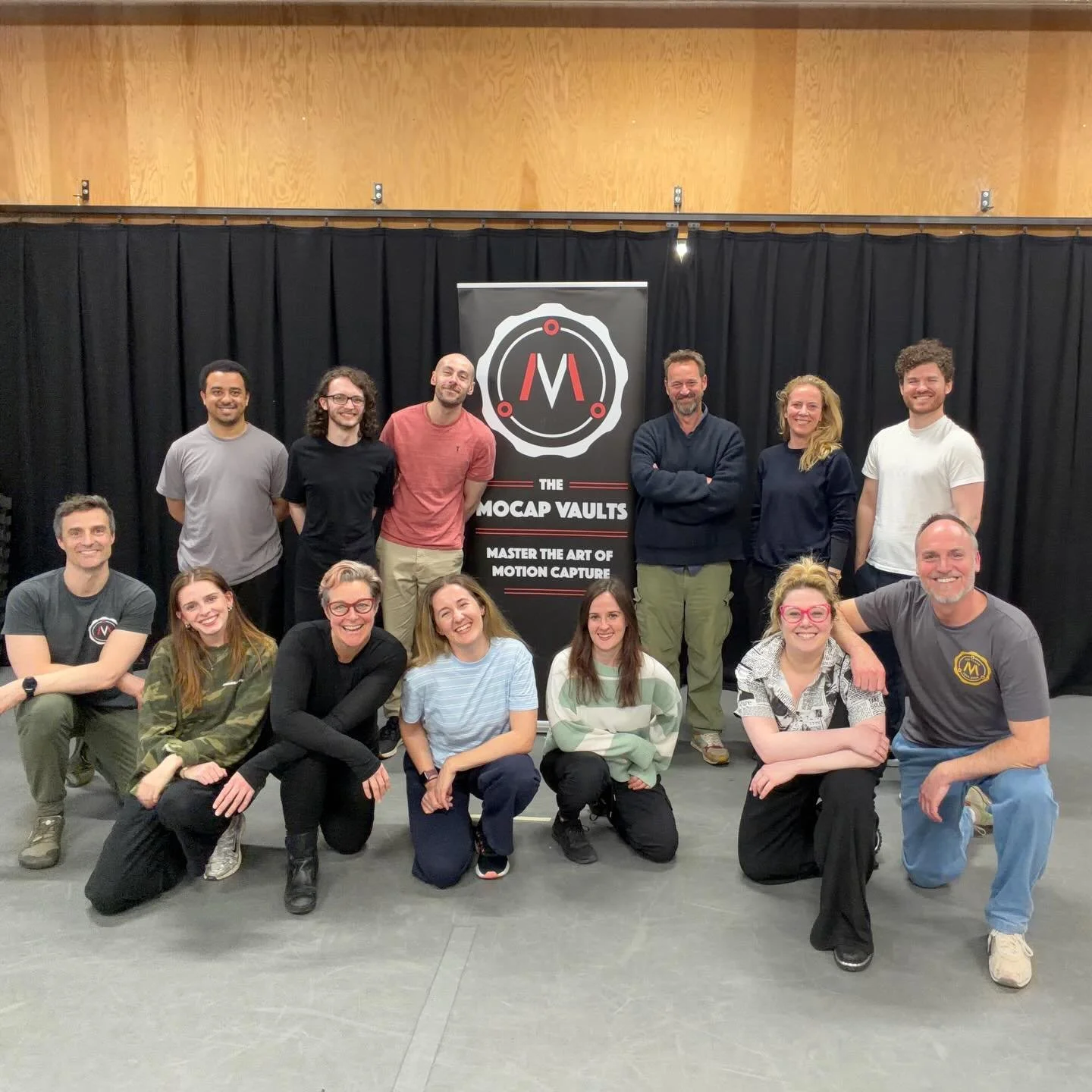 From our London Mocap Vaults Master instructors @garethtaylor_director &amp; @pwm_creative :
What a lovely group of students we had on a sunny Sunday at Mountview as a new group arrived to explore all things Mocap at our infamous Intro class. So many