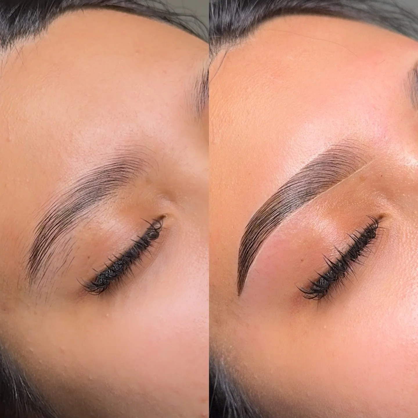The theme is BROWS ✨✨
Brow lamination with tint transformation 

Brow lamination system &amp; Hybrid dyes @bronsunusa 
Precise flat brush &amp; angled brush @hazelbeautyllc 
Soft wax @browcodepro 
White mapping string @bbj.cosmetics 

#eyebrowshaping