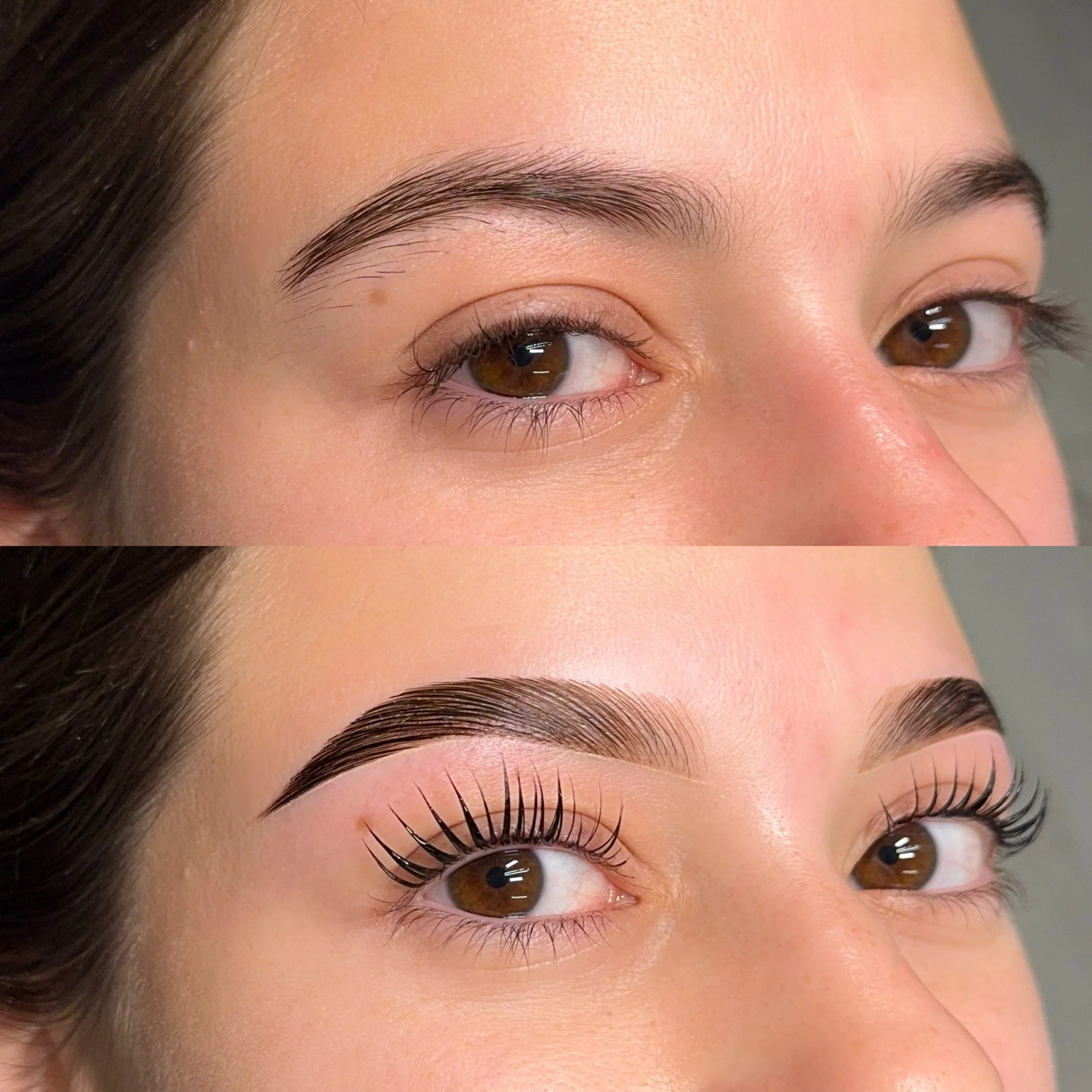 Proof that you don&rsquo;t need makeup to make a statement 🎀🎀

A brow lamination paired with a Korean lash lift can completely transform your features while still looking natural 🤌🏽

#woodland #koreanlashlift #eyebrowlamination #eyebrowtinting #e