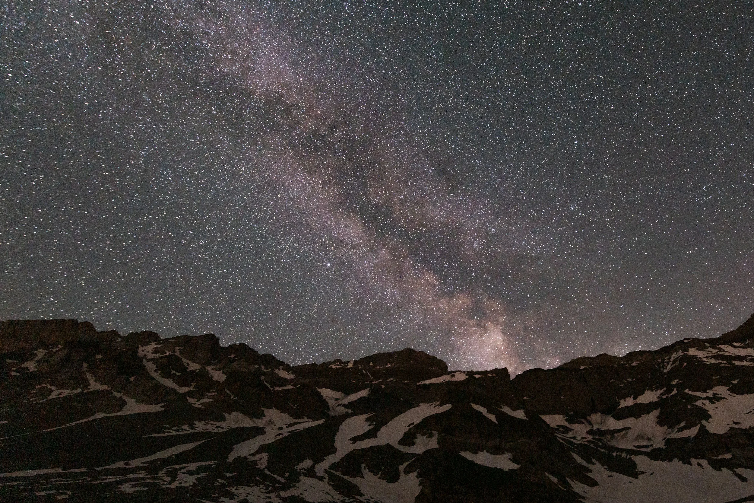 Starry night sky