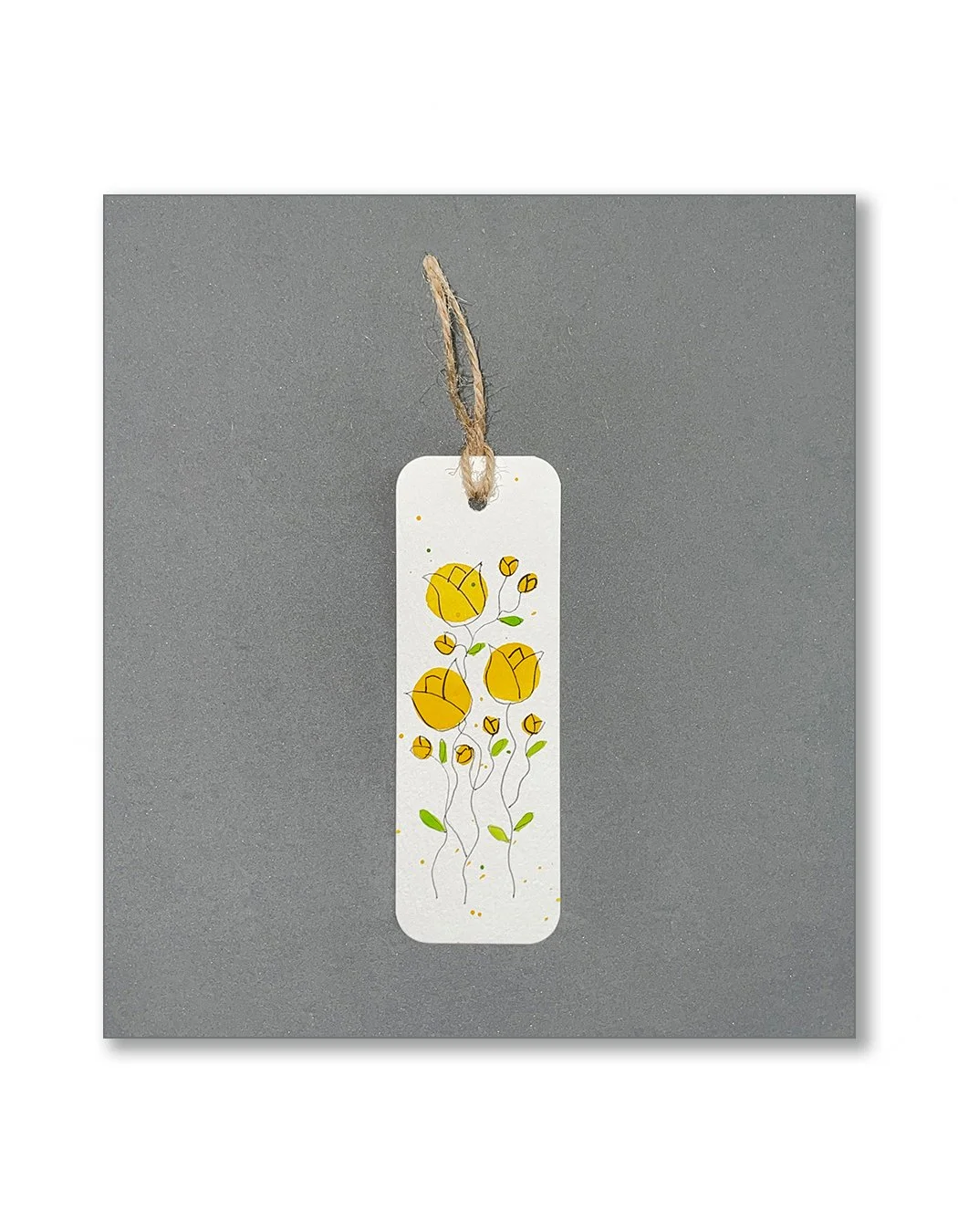 Yellow Tulip Bookmarks