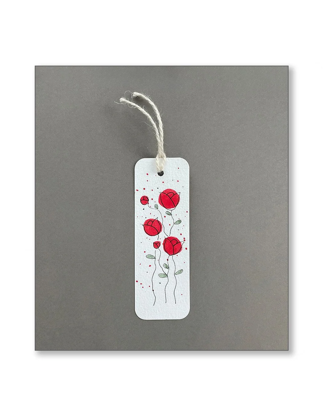 Tulip Watercolor Bookmarks