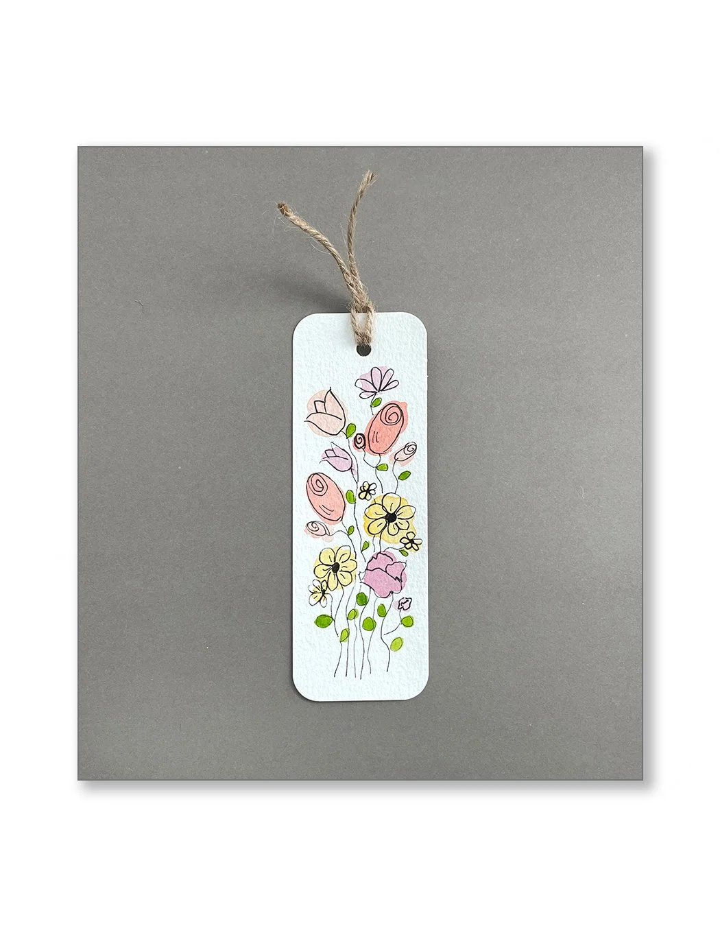 Whimsical Floral Bookmarks Set Three