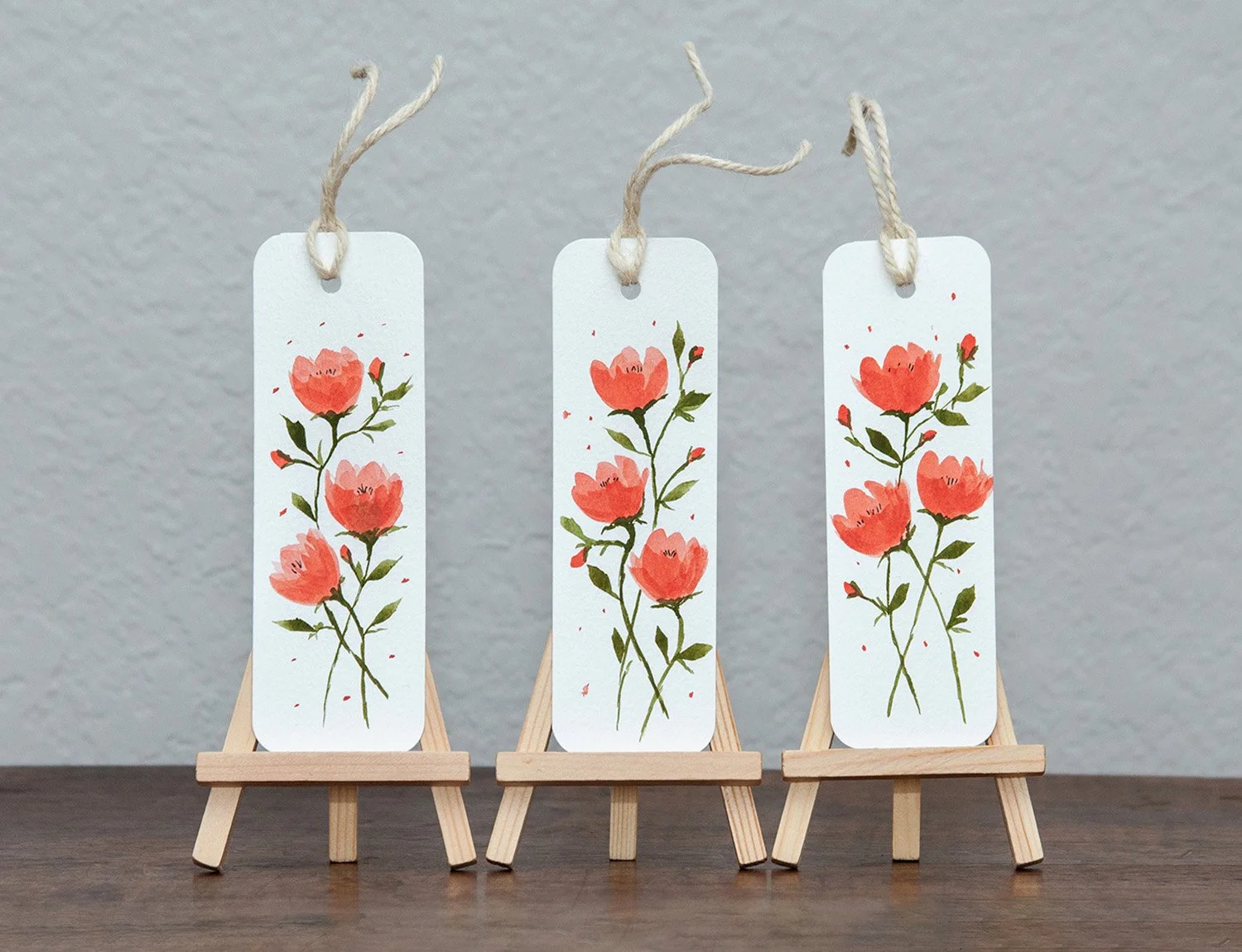 Watercolor Bookmarks