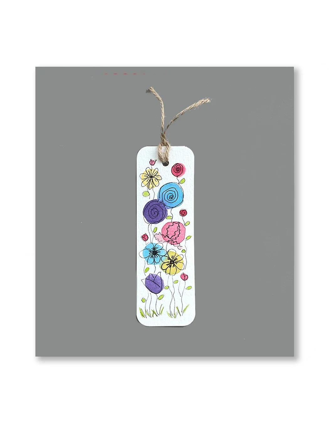 Flower Watercolor Bookmarks