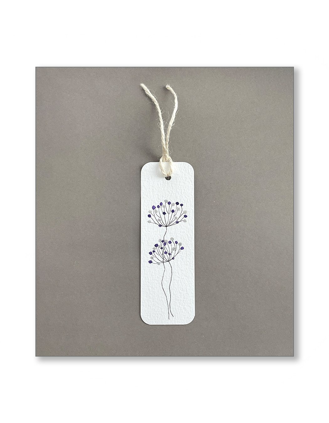 Whimsy Purple and Silver Bookmarks
