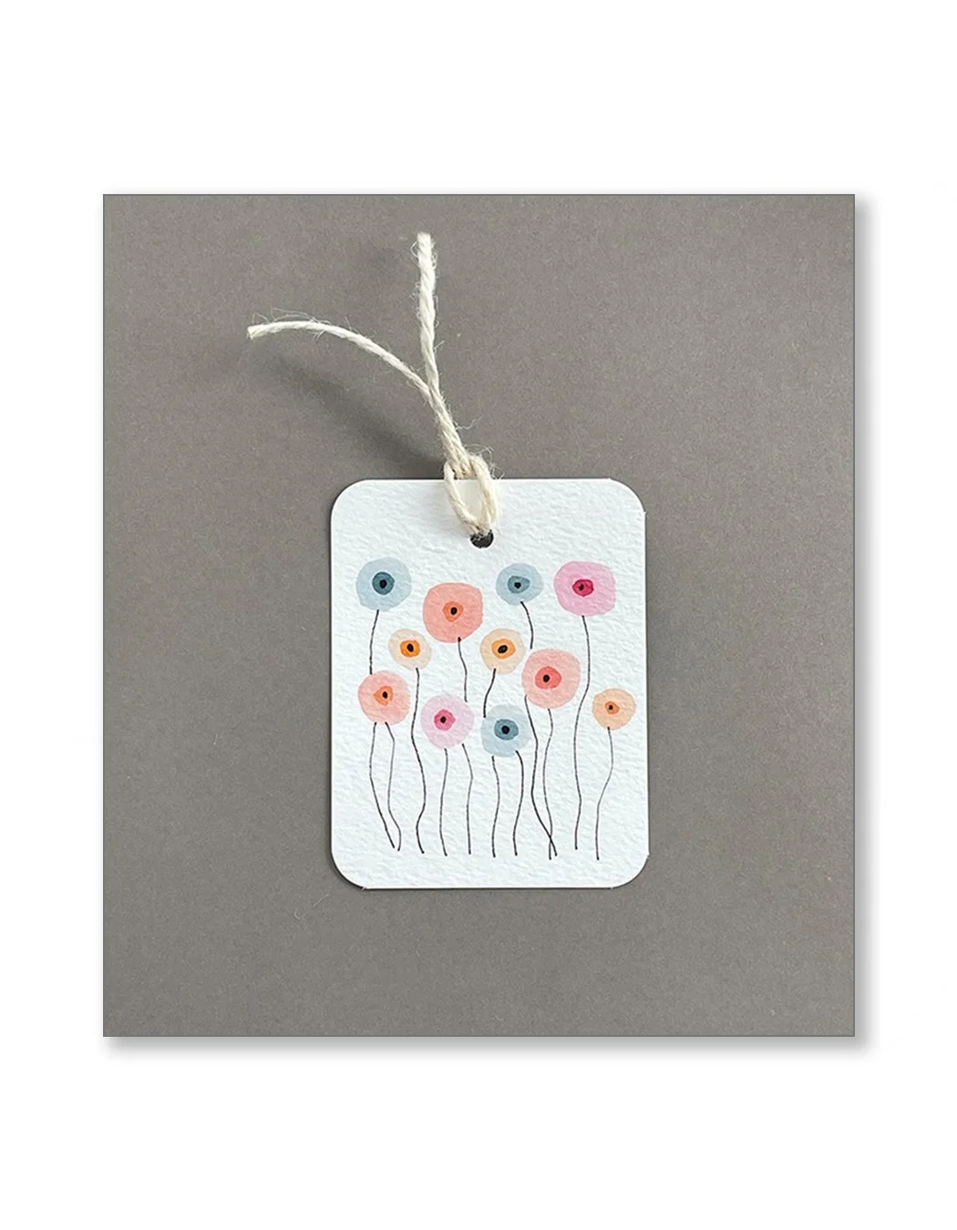 Flower Watercolor Gift Tags