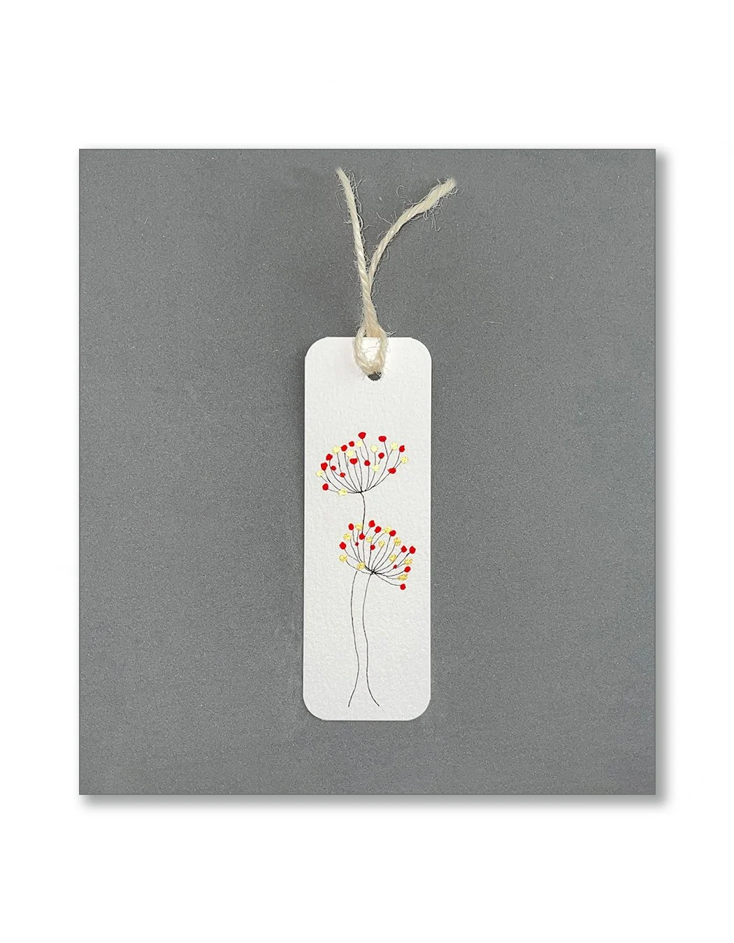 Red Dandelion Bookmarks