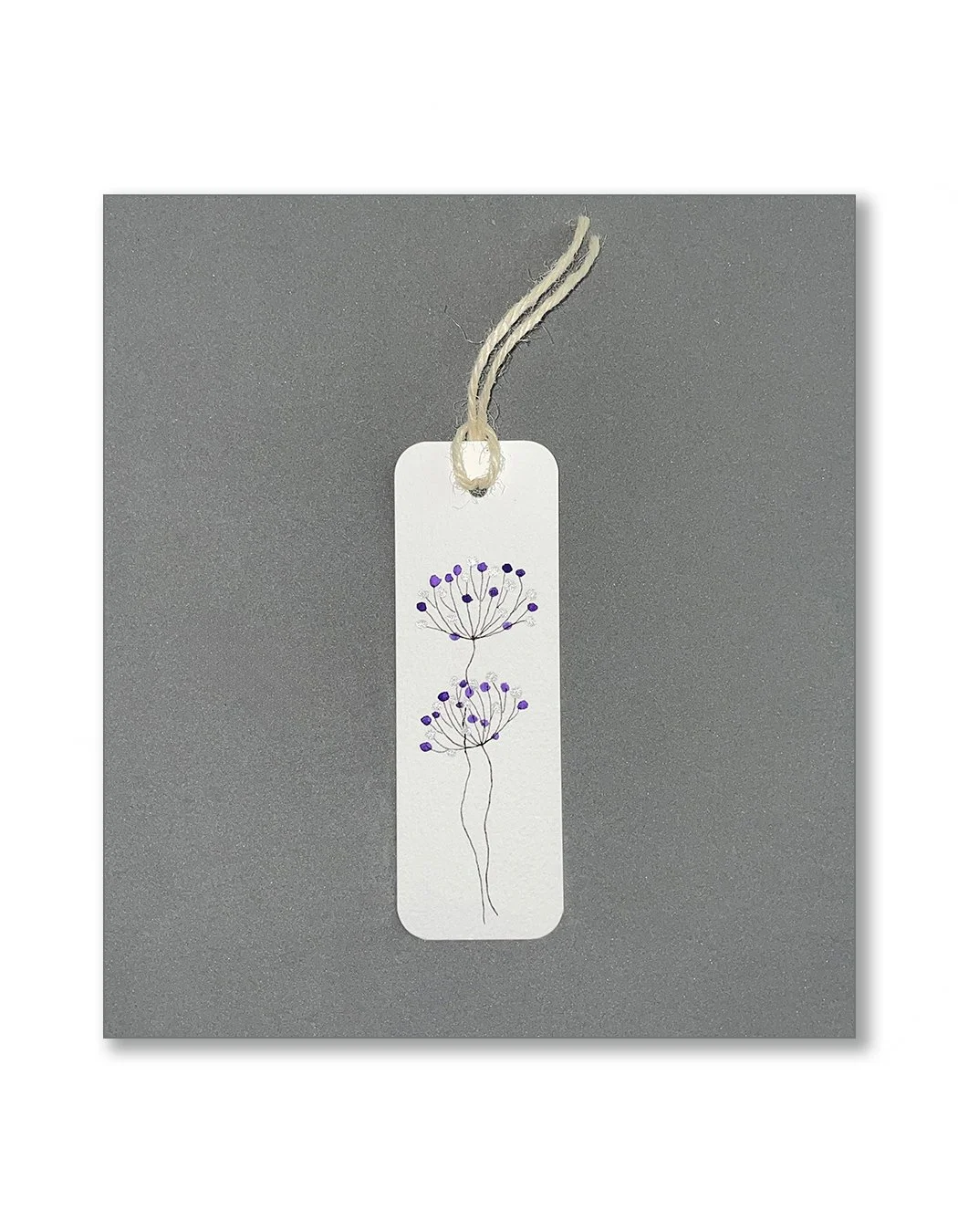 Whimsy Purple and Silver Bookmarks