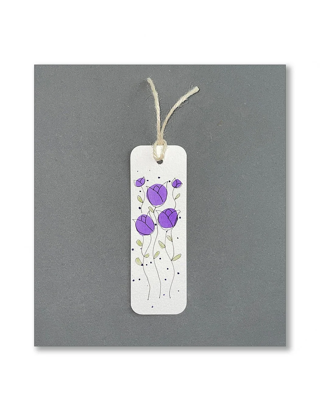 Purple Tulip Bookmarks