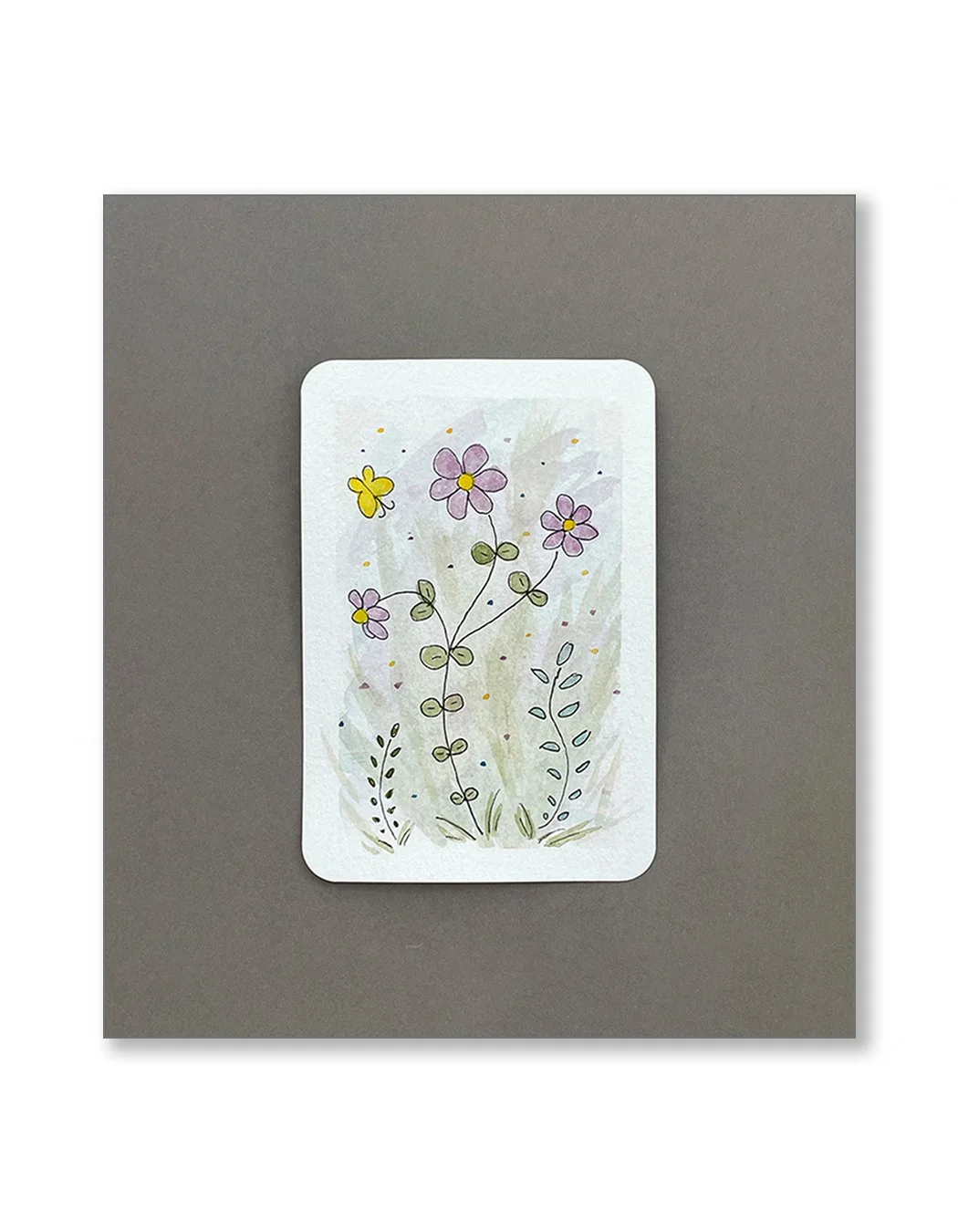 Whimsical Floral Watercolor Notecards