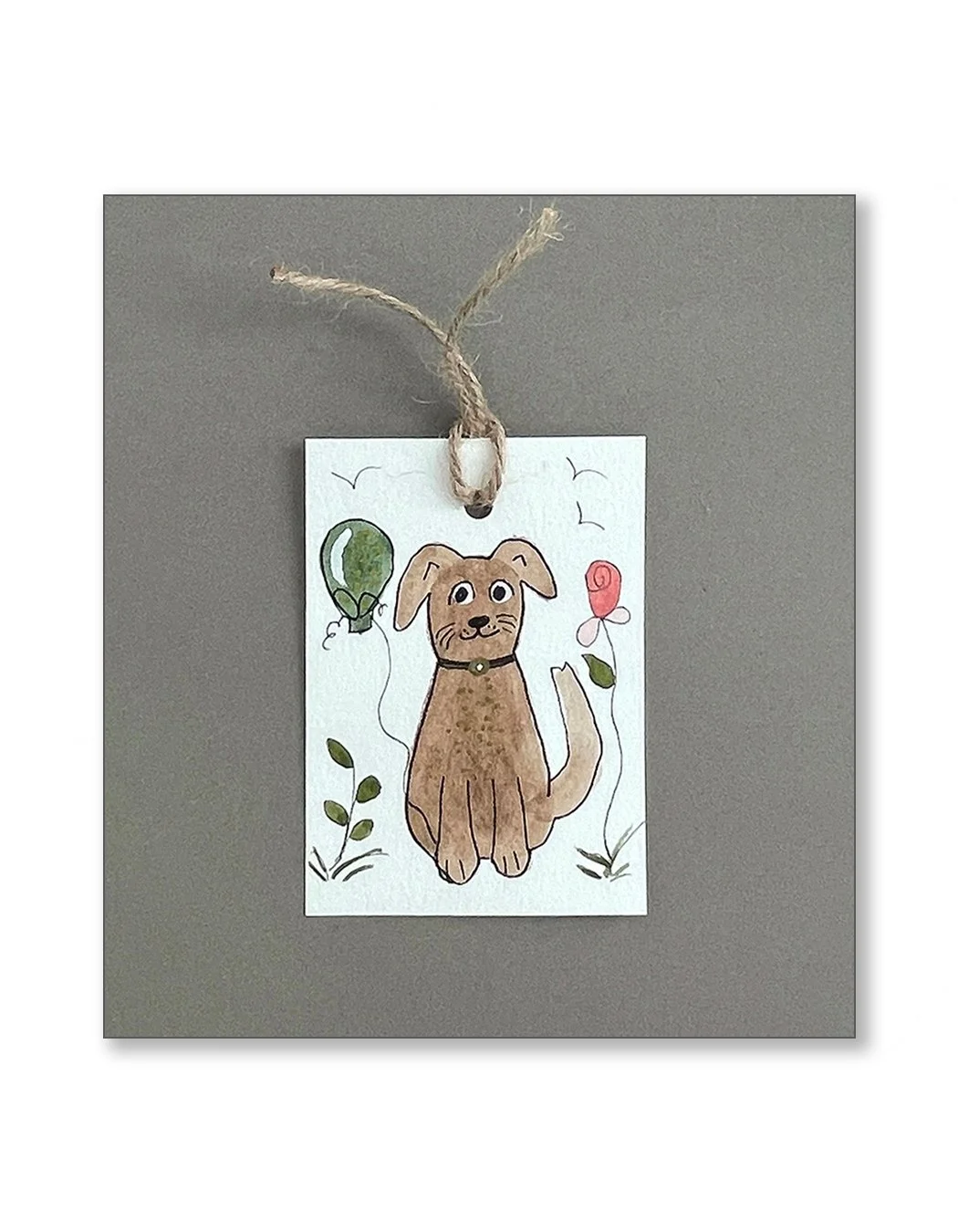Lab and Balloon Gift Tags Set Two