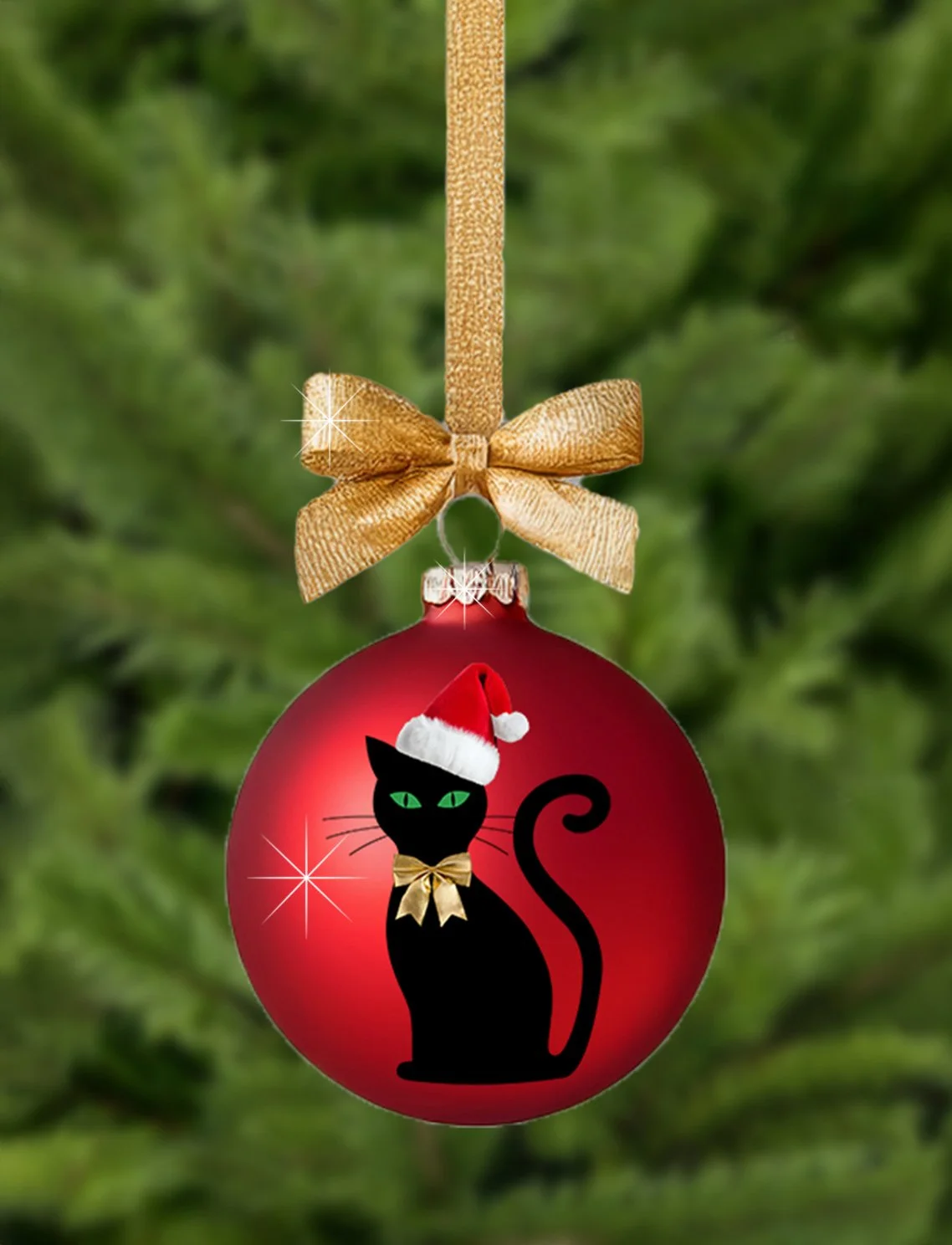 Christmas Ornament and Green Tree.jpg