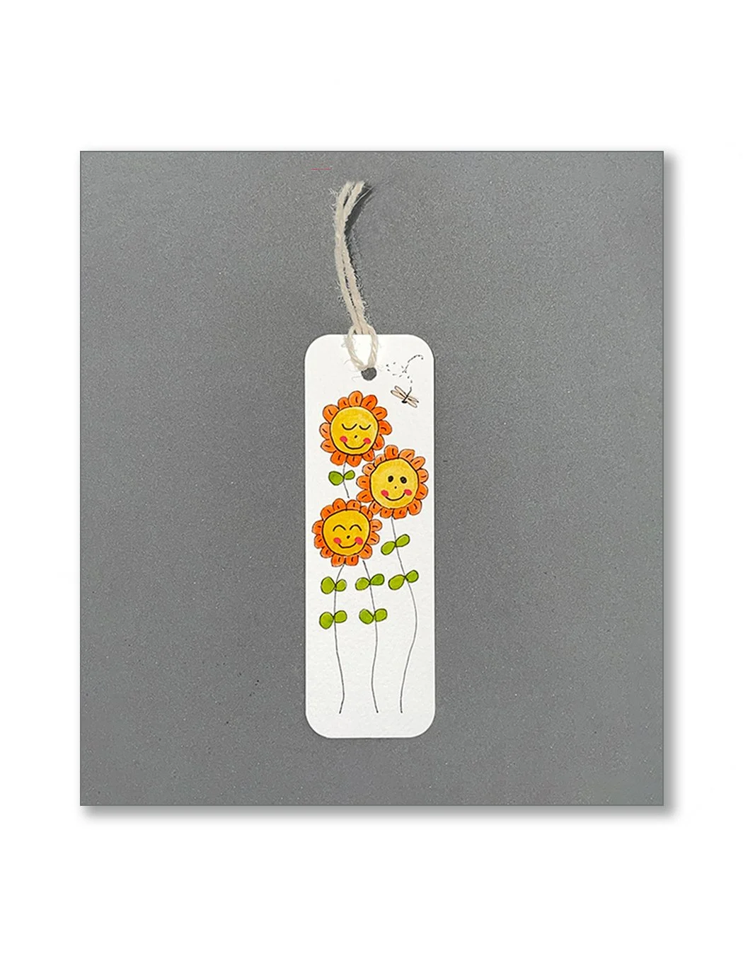 Whimsical Flower Watercolor Bookmarks