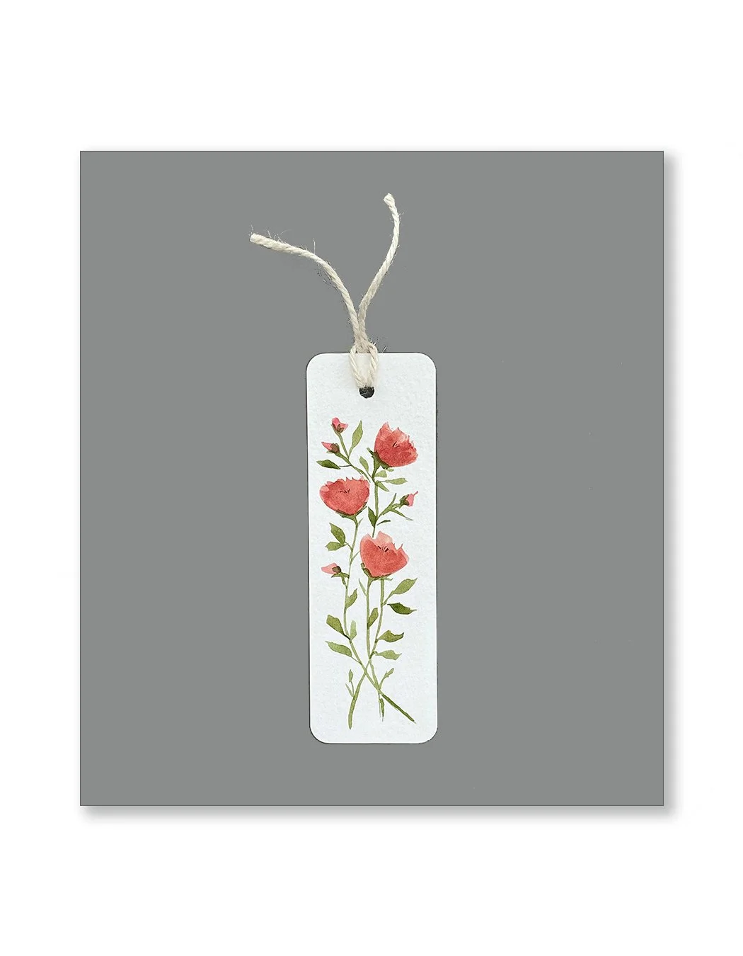 Pink Floral Bookmarks