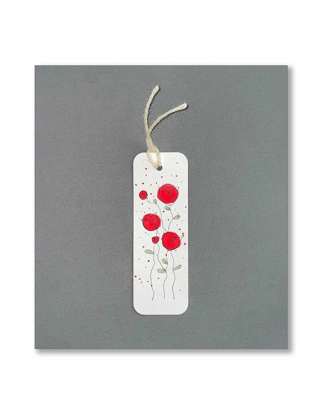 Red Tulip Bookmarks