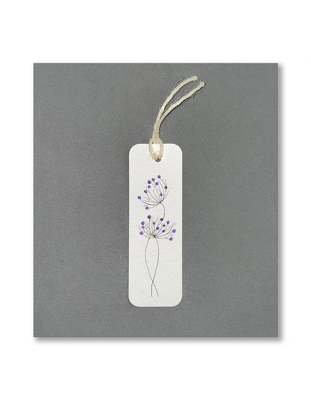 Purple Dandelion Bookmarks
