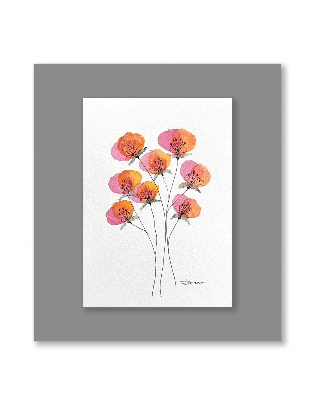 Vivienne Floral Watercolor Painting