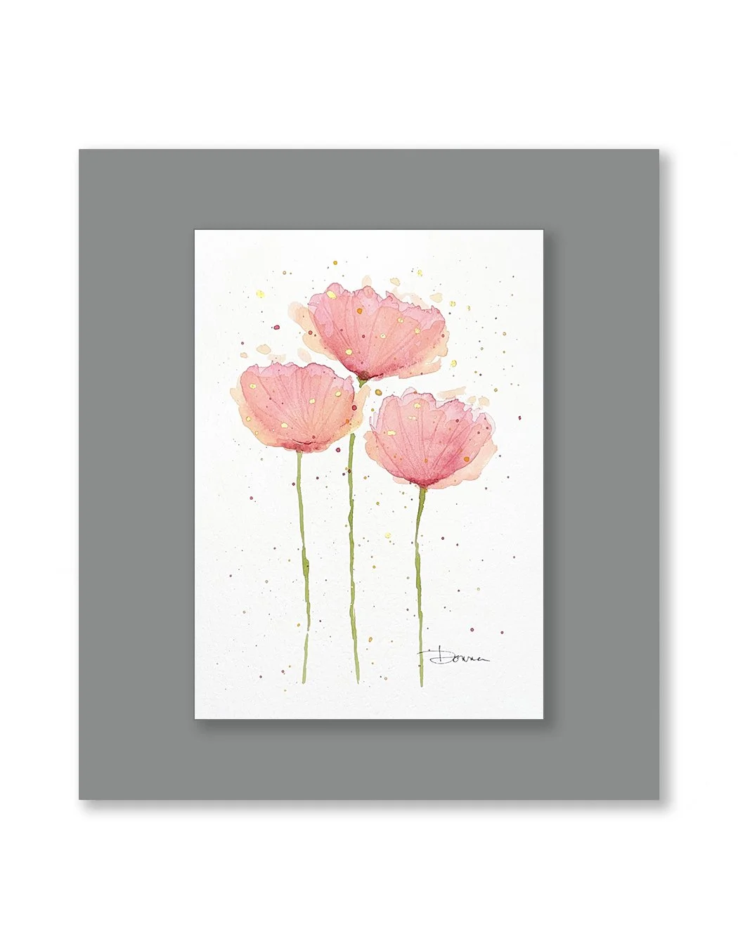 Yvette Floral Watercolor Painting