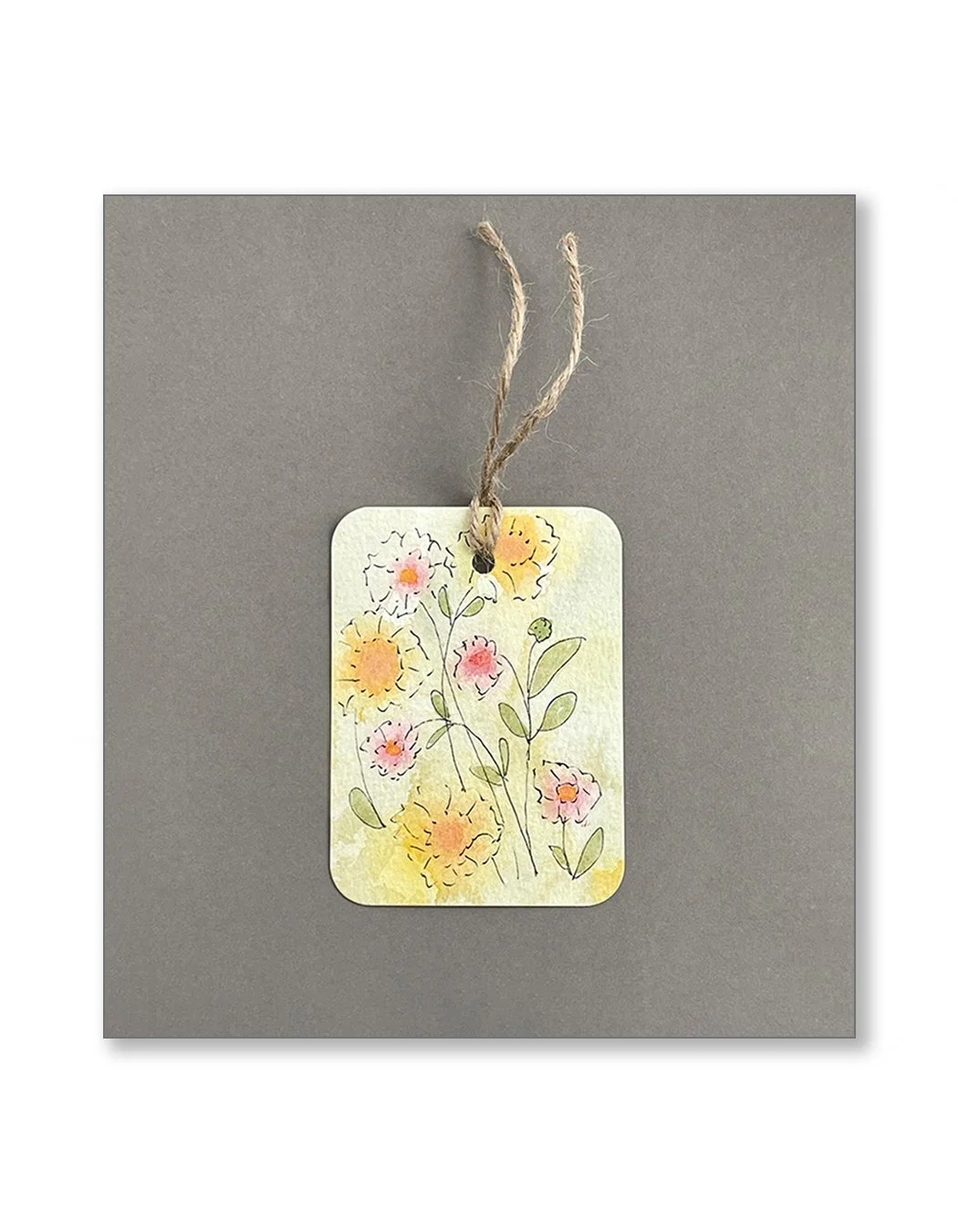 Flower Watercolor Gift Tags