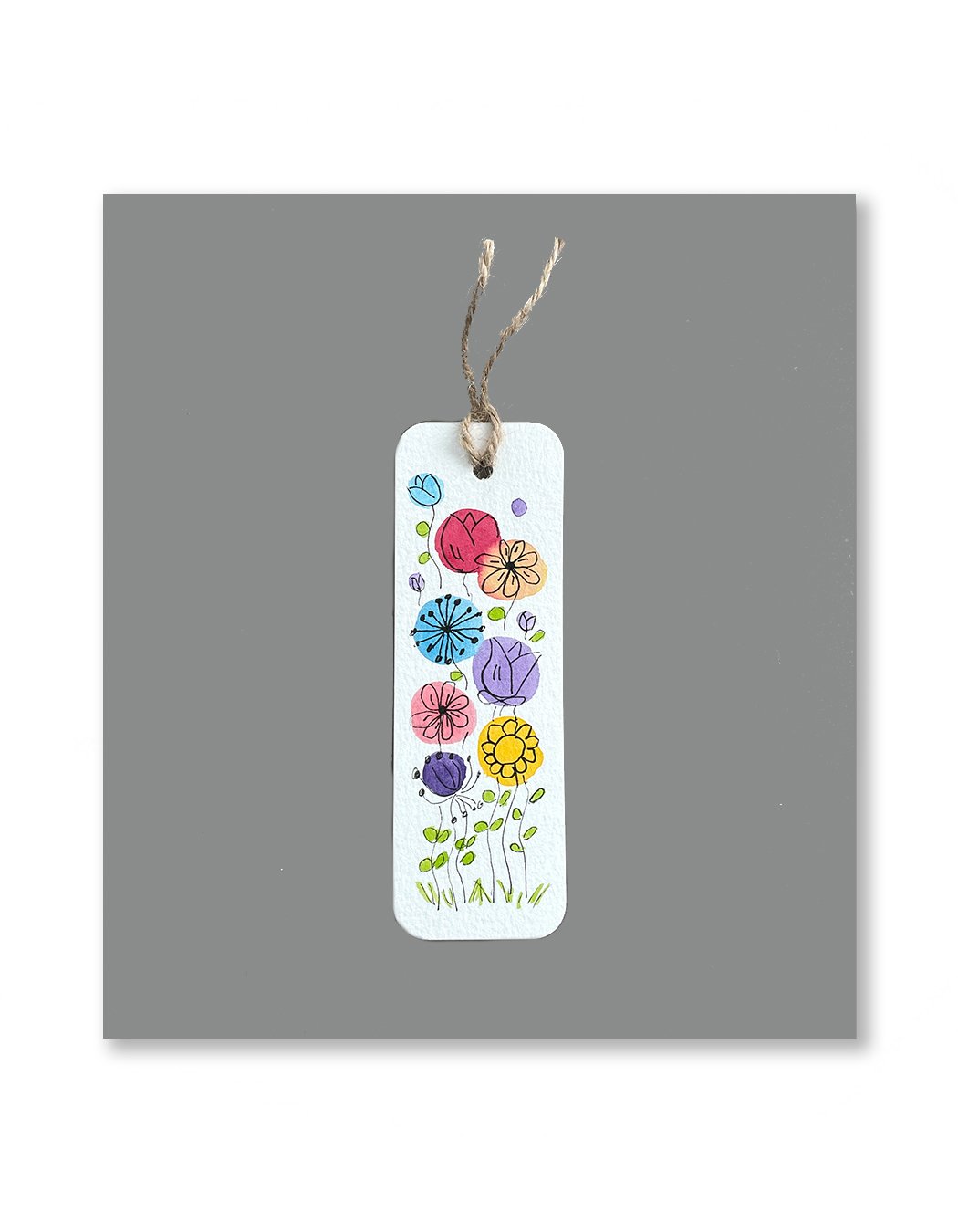 Whimsy Flower Bookmarks