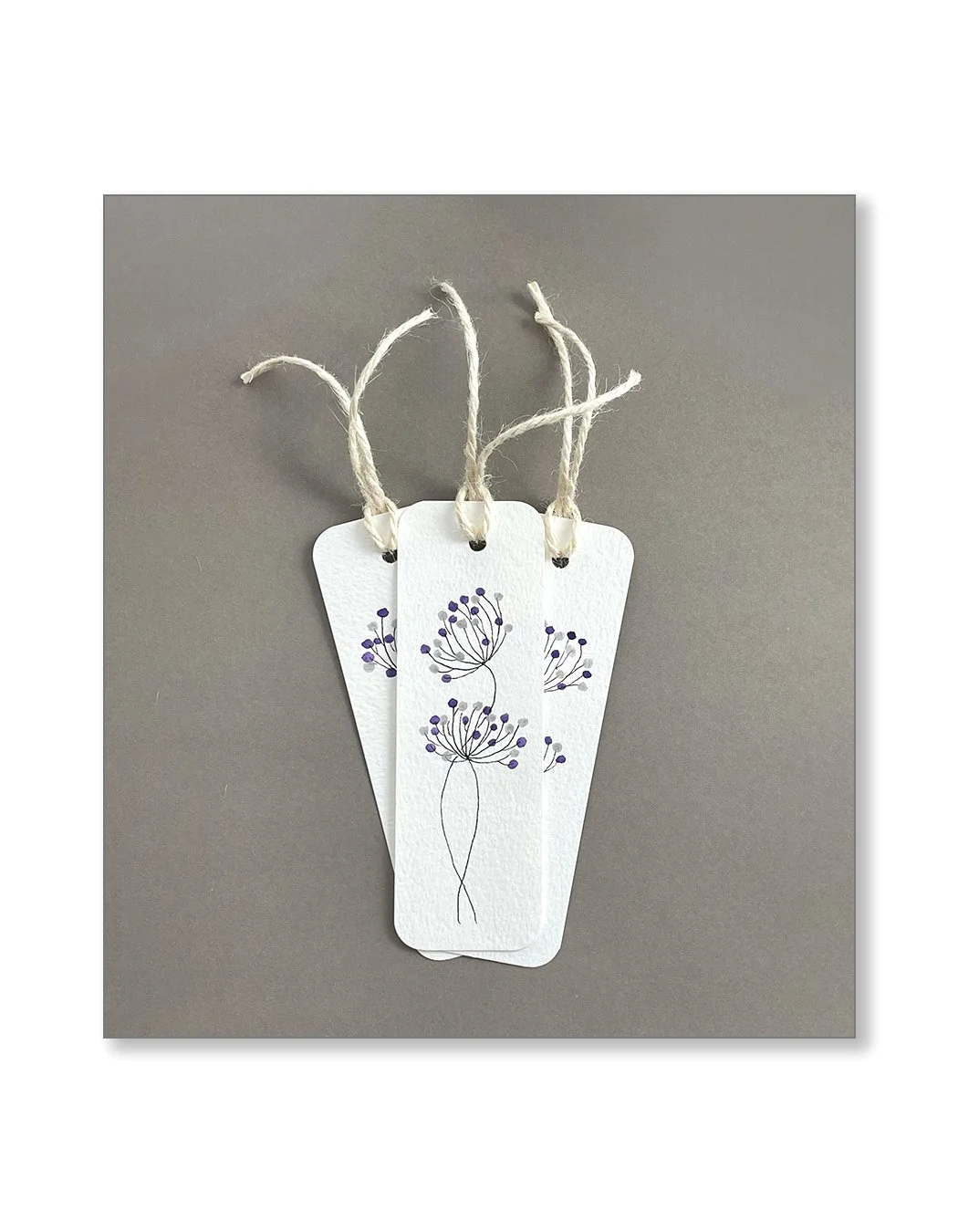 Whimsy Dandelion Watercolor Bookmark Set