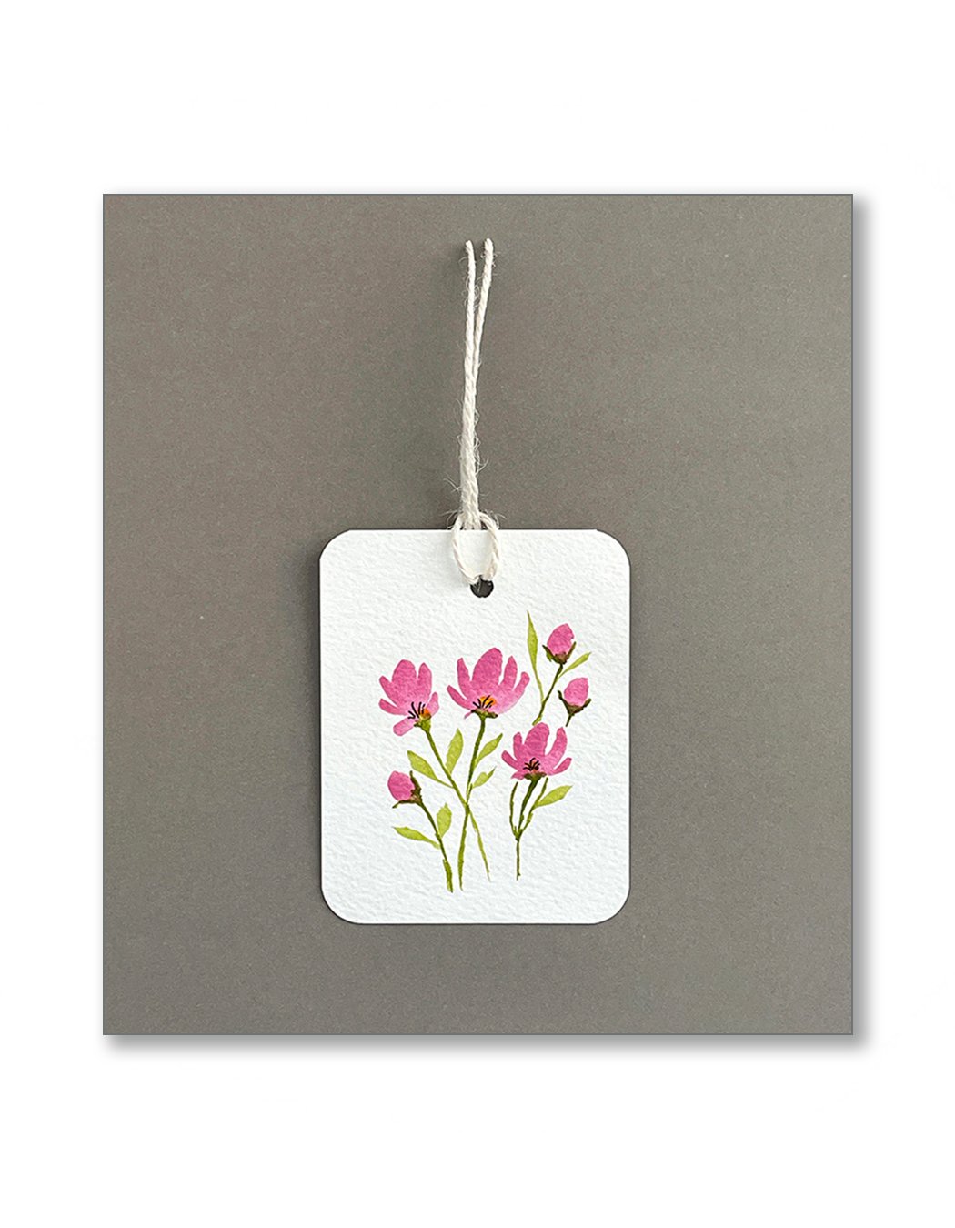 Pink Floral Gift Tags