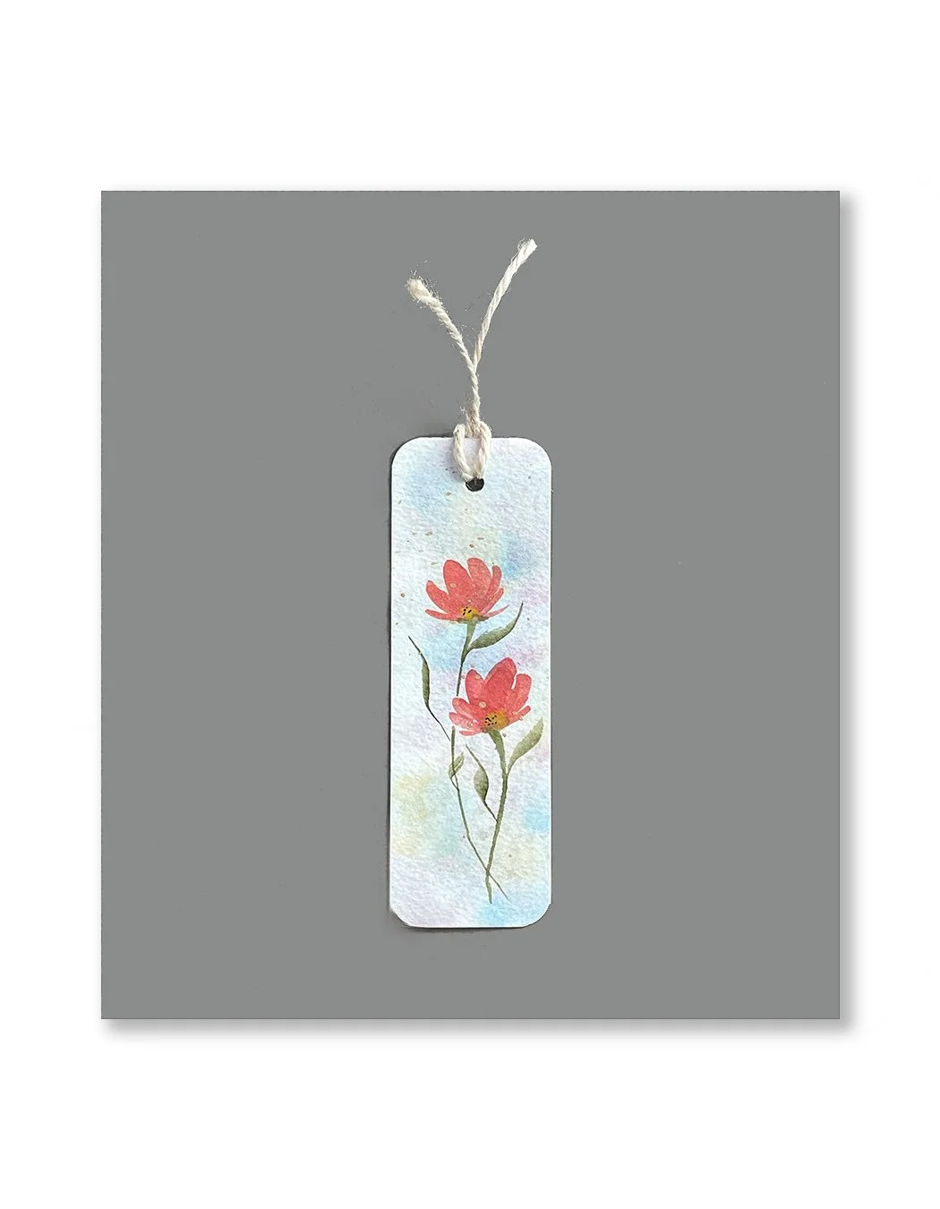 Flower Watercolor Bookmarks