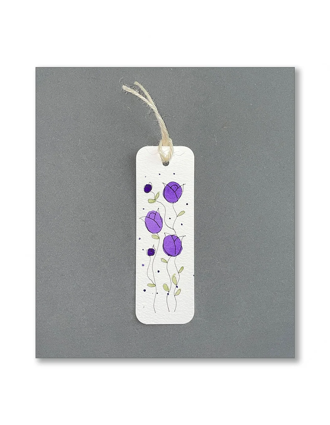 Tulip Watercolor Bookmarks