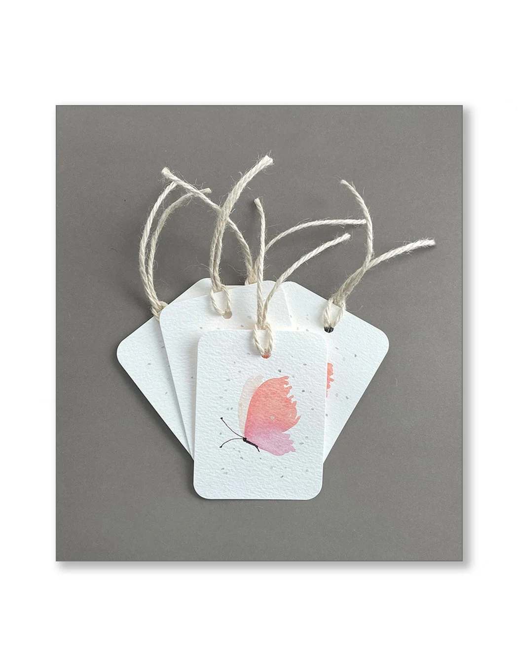 Butterfly Watercolor Gift Tag Set