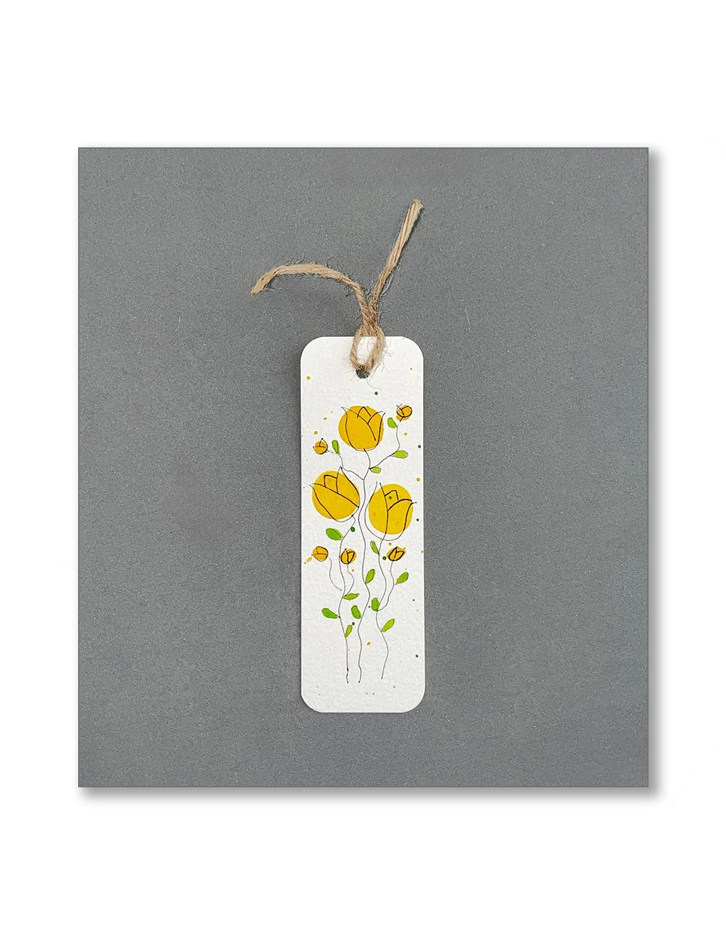 Yellow Tulip Bookmarks