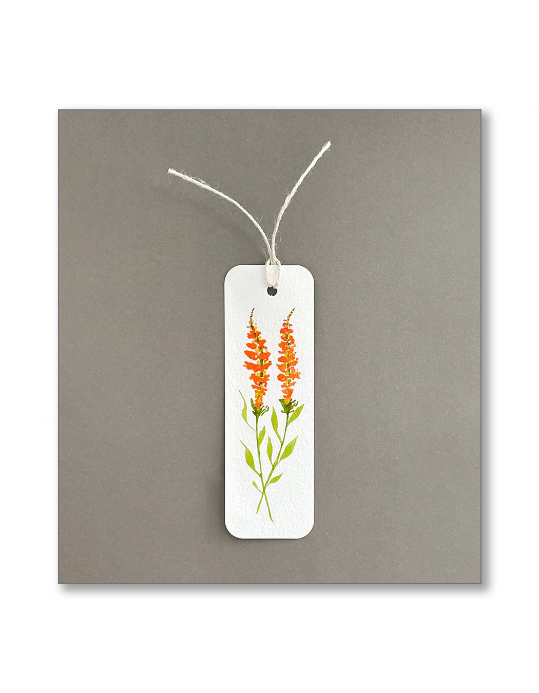 Orange Snapdragon Bookmarks