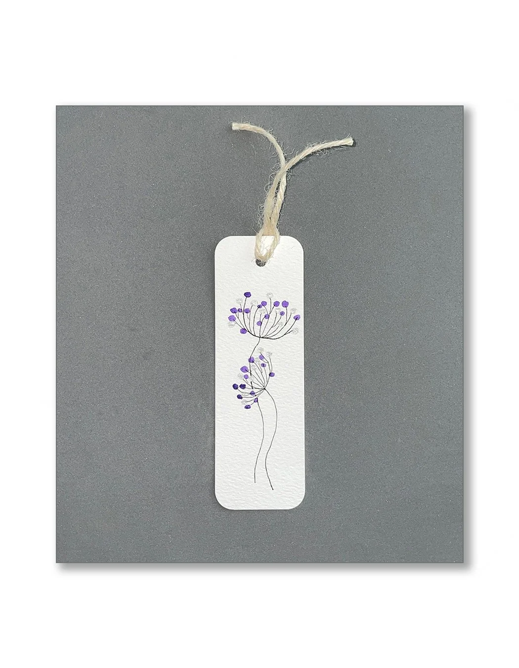 Purple Dandelion Bookmarks