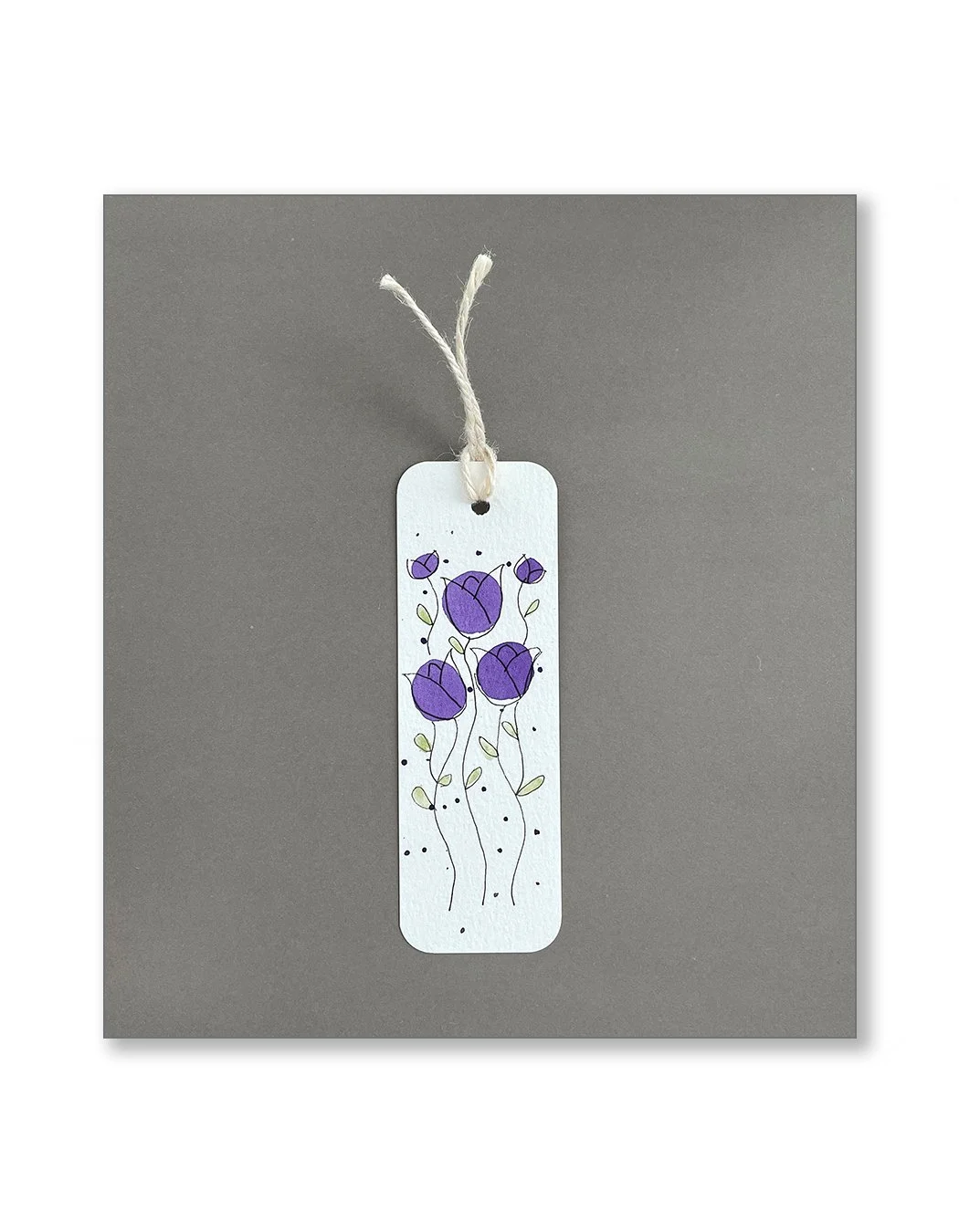 Purple Tulip Bookmarks