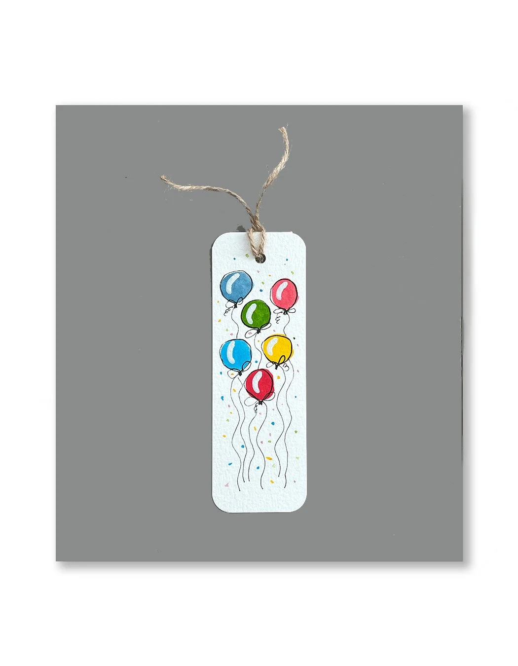 Colorful Balloon Bookmarks