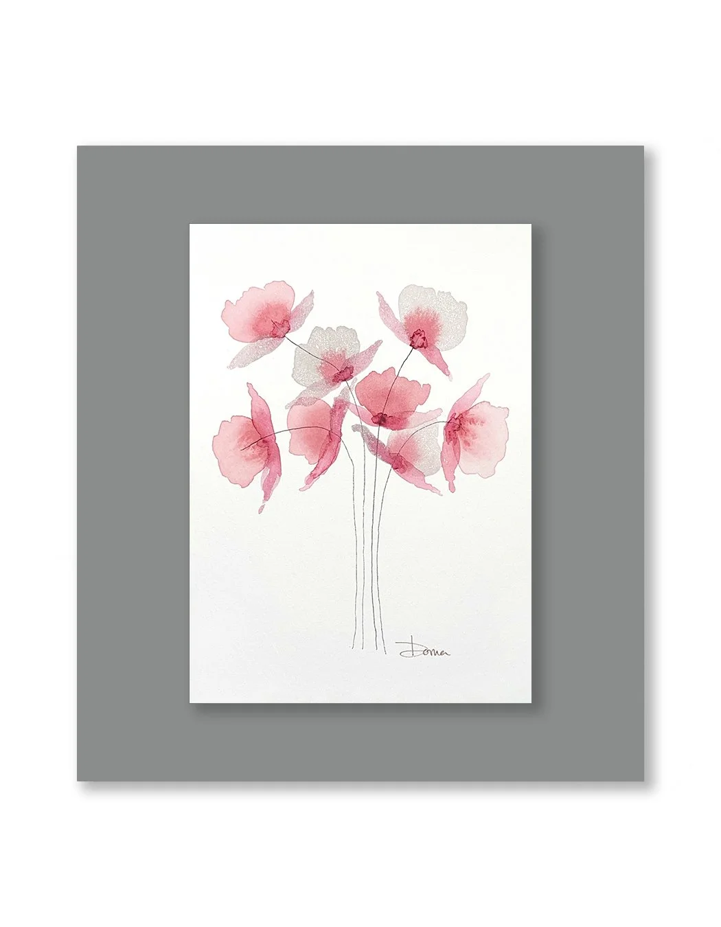 Aurora Floral Watercolor Painting