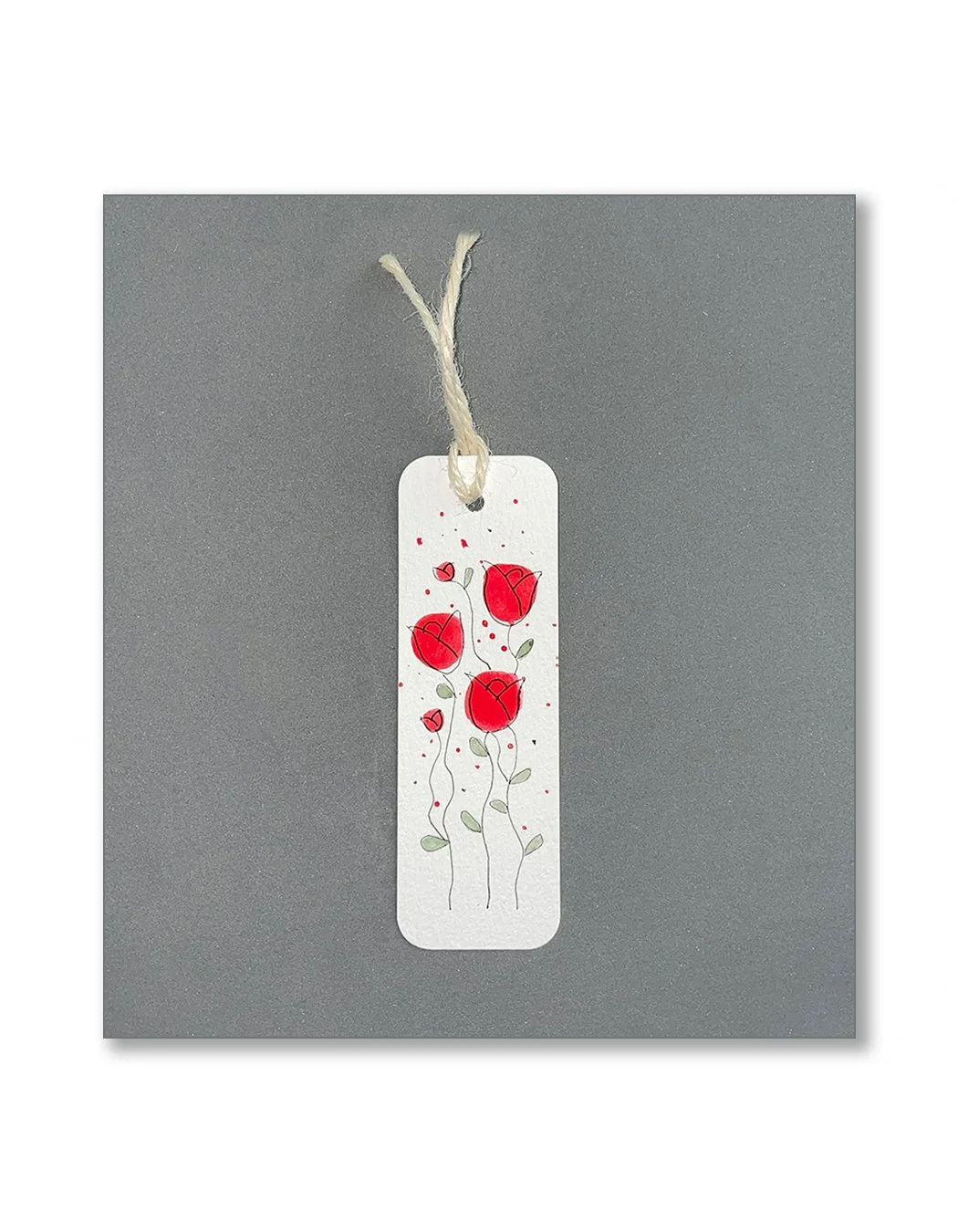 Tulip Watercolor Bookmarks