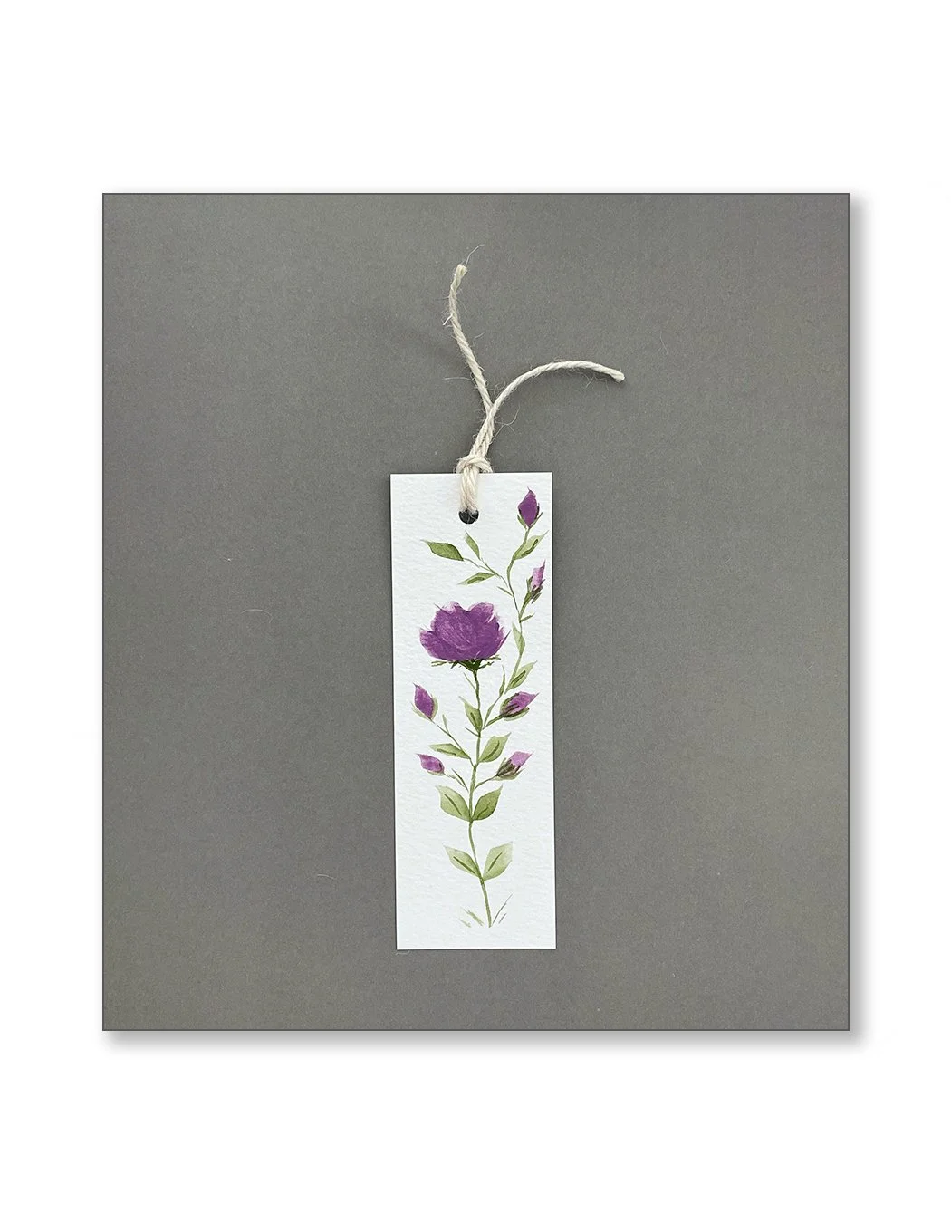 Purple Floral Bookmarks