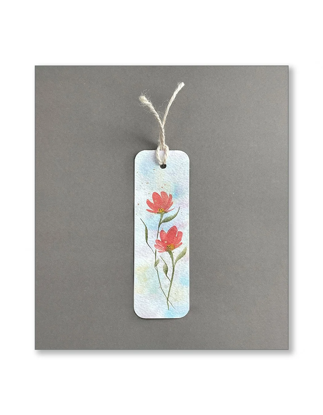 Flower Watercolor Bookmarks