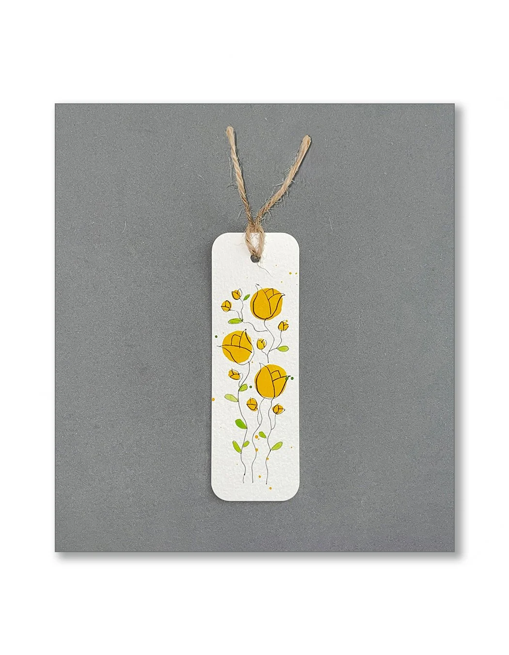 Tulip Watercolor Bookmarks